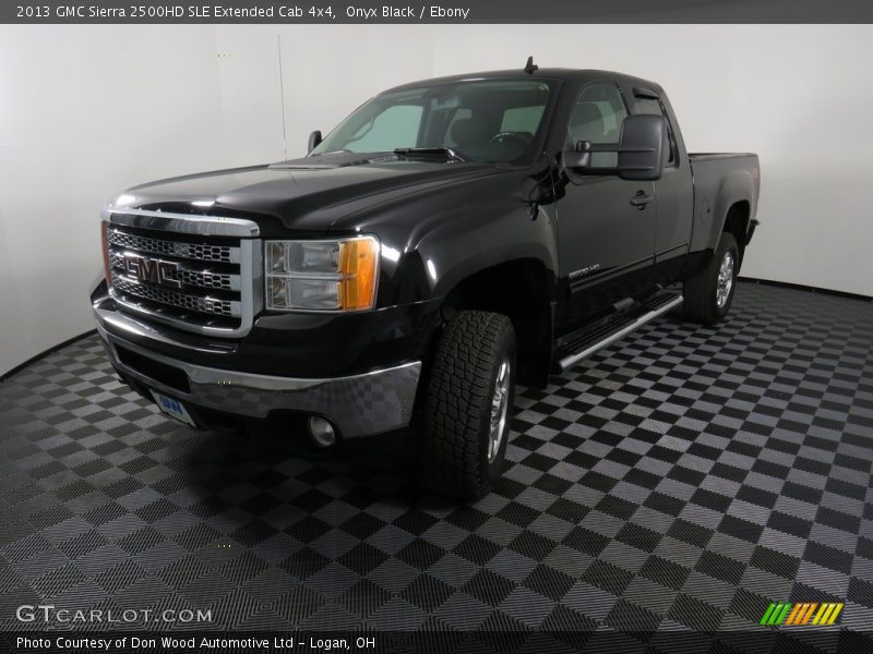 Onyx Black / Ebony 2013 GMC Sierra 2500HD SLE Extended Cab 4x4