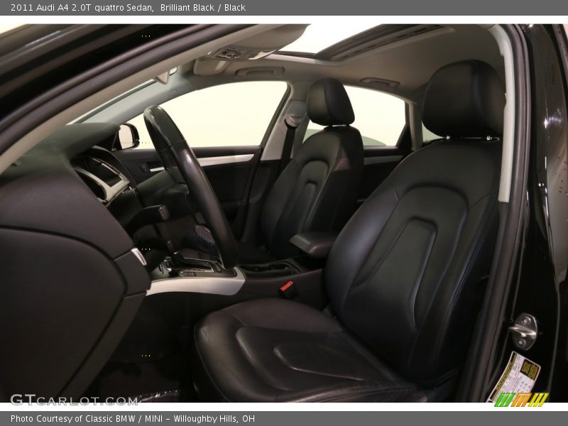 Brilliant Black / Black 2011 Audi A4 2.0T quattro Sedan