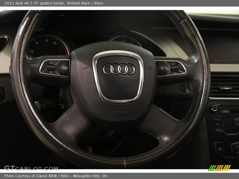 Brilliant Black / Black 2011 Audi A4 2.0T quattro Sedan