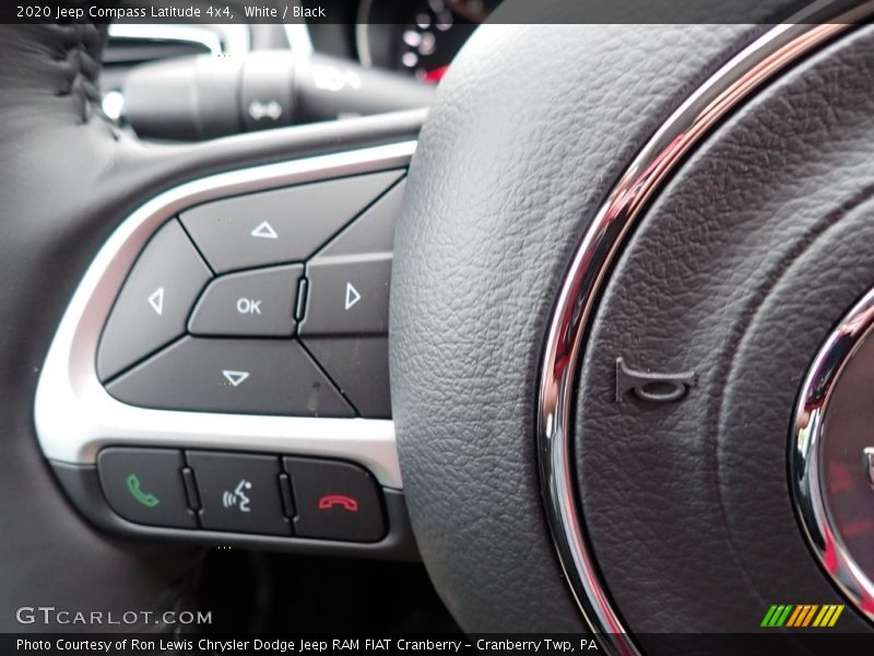 White / Black 2020 Jeep Compass Latitude 4x4
