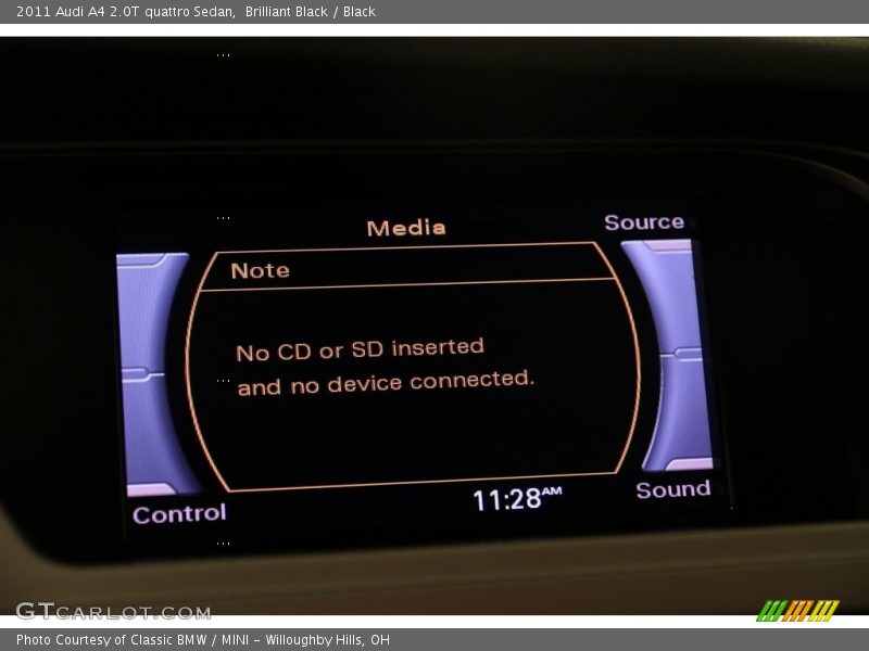 Brilliant Black / Black 2011 Audi A4 2.0T quattro Sedan