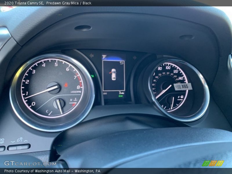 Predawn Gray Mica / Black 2020 Toyota Camry SE