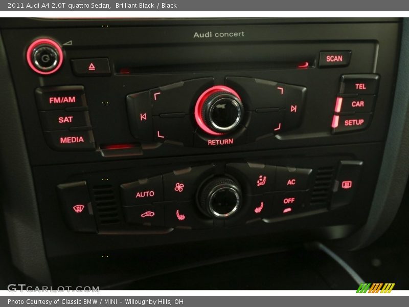 Brilliant Black / Black 2011 Audi A4 2.0T quattro Sedan