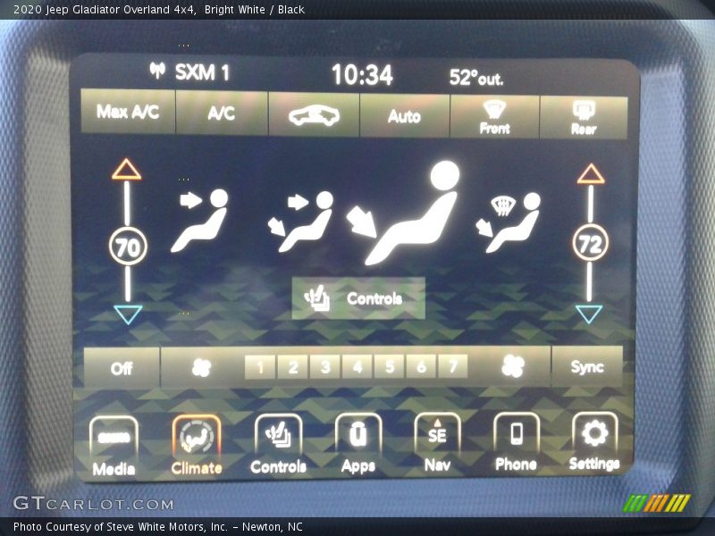 Bright White / Black 2020 Jeep Gladiator Overland 4x4