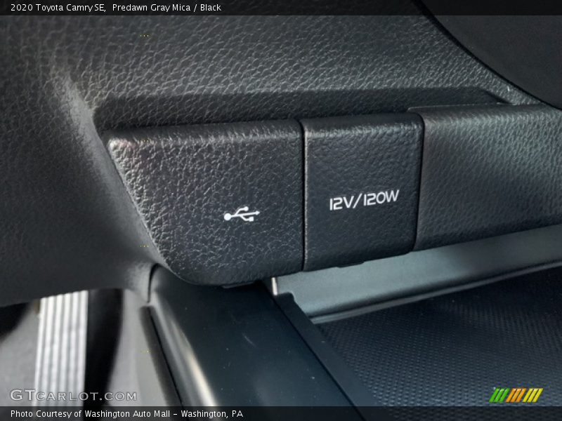 Predawn Gray Mica / Black 2020 Toyota Camry SE