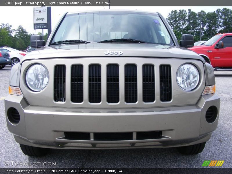 Light Khaki Metallic / Dark Slate Gray 2008 Jeep Patriot Sport