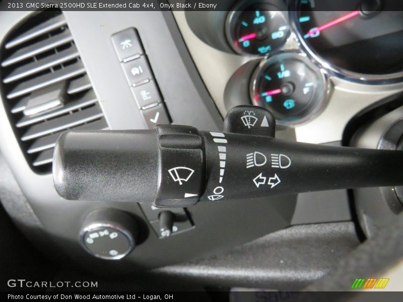 Onyx Black / Ebony 2013 GMC Sierra 2500HD SLE Extended Cab 4x4
