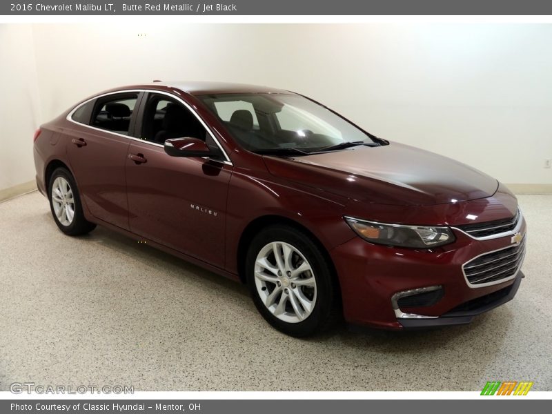 Butte Red Metallic / Jet Black 2016 Chevrolet Malibu LT