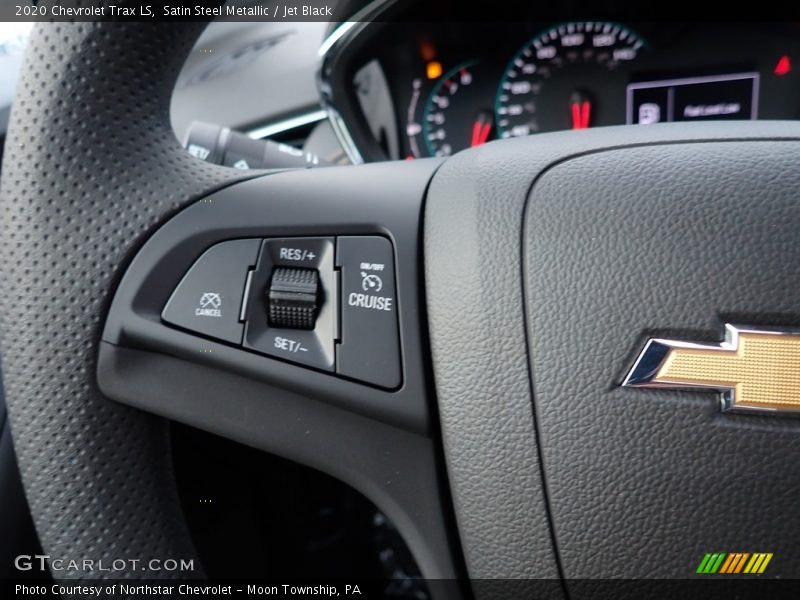 Satin Steel Metallic / Jet Black 2020 Chevrolet Trax LS