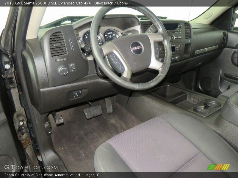 Onyx Black / Ebony 2013 GMC Sierra 2500HD SLE Extended Cab 4x4
