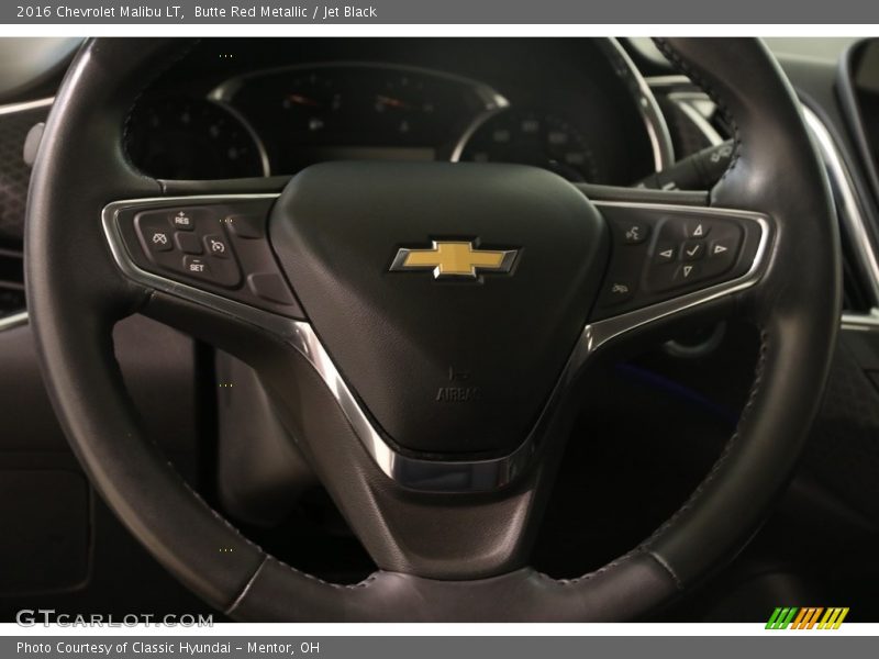 Butte Red Metallic / Jet Black 2016 Chevrolet Malibu LT