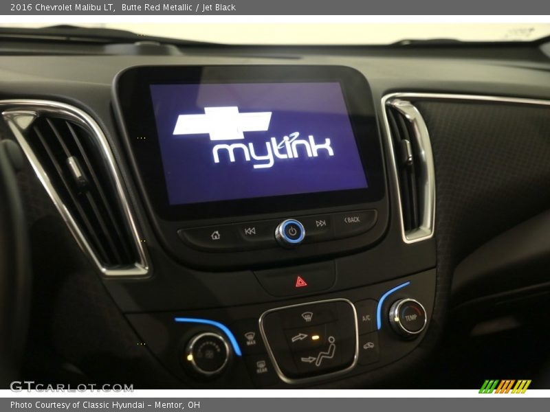 Butte Red Metallic / Jet Black 2016 Chevrolet Malibu LT