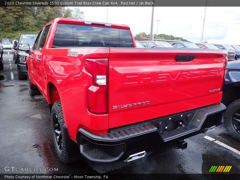 Red Hot / Jet Black 2020 Chevrolet Silverado 1500 Custom Trail Boss Crew Cab 4x4