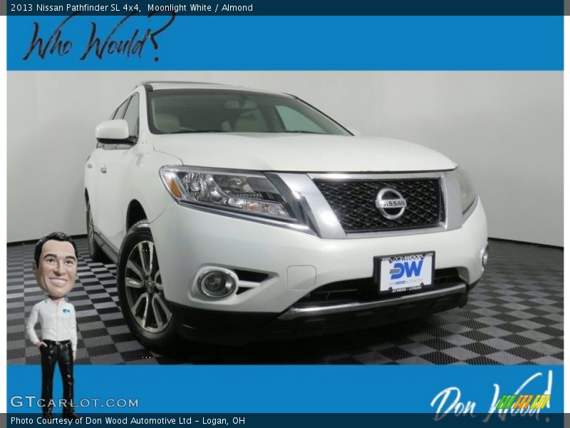 Moonlight White / Almond 2013 Nissan Pathfinder SL 4x4