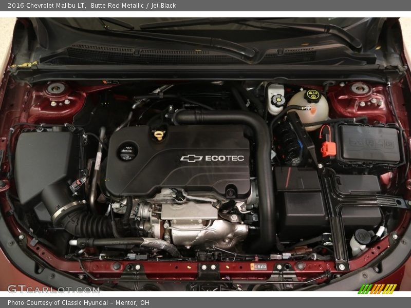 Butte Red Metallic / Jet Black 2016 Chevrolet Malibu LT