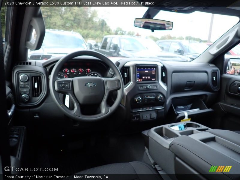 Dashboard of 2020 Silverado 1500 Custom Trail Boss Crew Cab 4x4