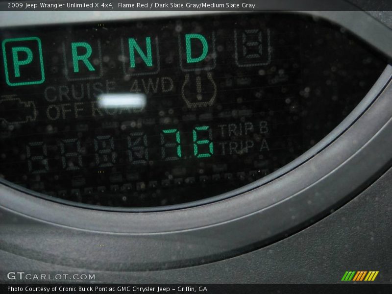 Flame Red / Dark Slate Gray/Medium Slate Gray 2009 Jeep Wrangler Unlimited X 4x4