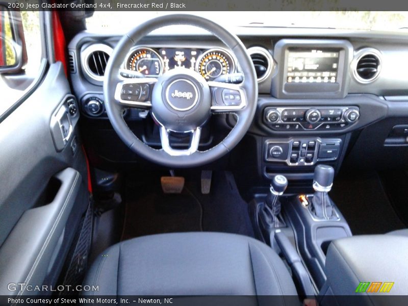 Dashboard of 2020 Gladiator Overland 4x4