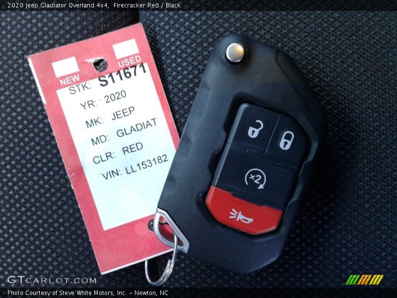 Keys of 2020 Gladiator Overland 4x4
