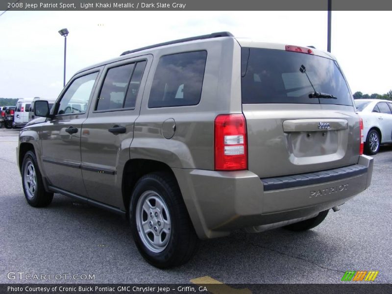Light Khaki Metallic / Dark Slate Gray 2008 Jeep Patriot Sport