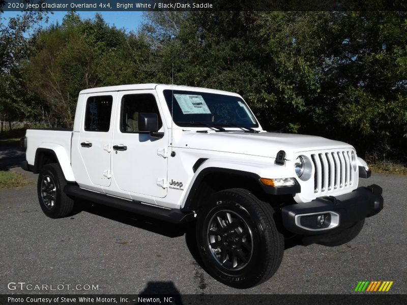 Bright White / Black/Dark Saddle 2020 Jeep Gladiator Overland 4x4