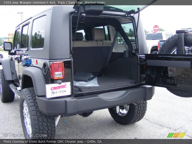 Black / Dark Khaki/Medium Khaki 2009 Jeep Wrangler Unlimited X 4x4