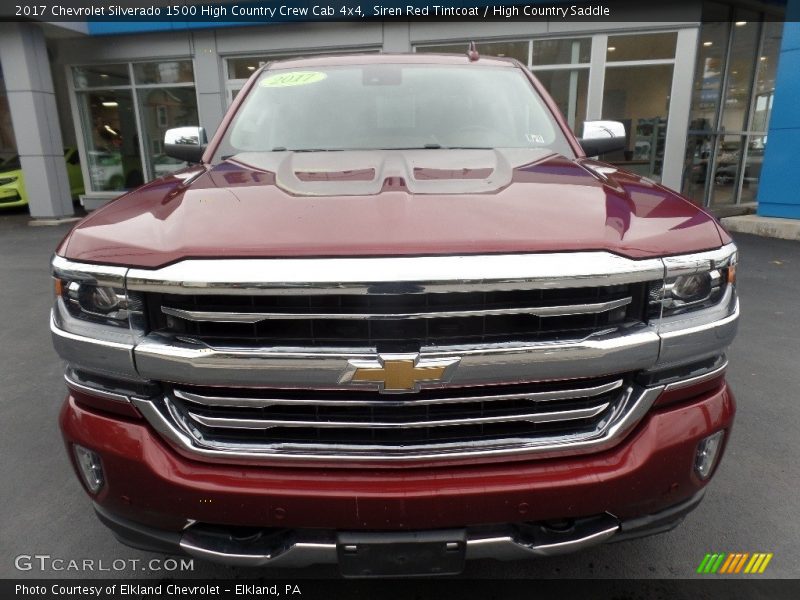 Siren Red Tintcoat / High Country Saddle 2017 Chevrolet Silverado 1500 High Country Crew Cab 4x4