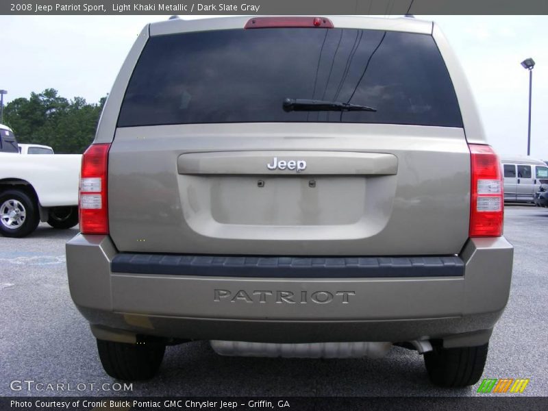 Light Khaki Metallic / Dark Slate Gray 2008 Jeep Patriot Sport