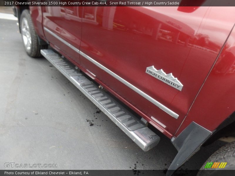 Siren Red Tintcoat / High Country Saddle 2017 Chevrolet Silverado 1500 High Country Crew Cab 4x4