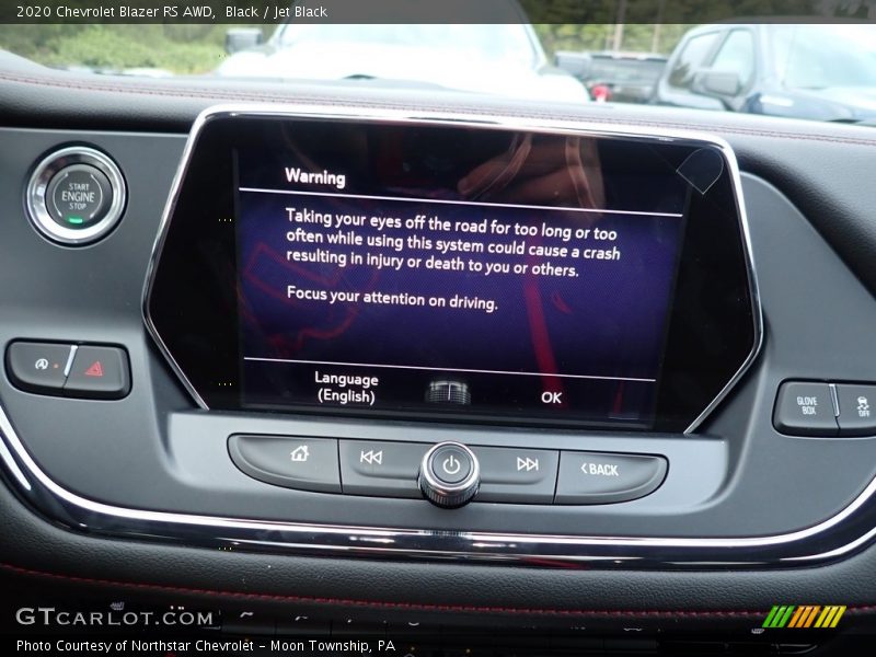 Black / Jet Black 2020 Chevrolet Blazer RS AWD