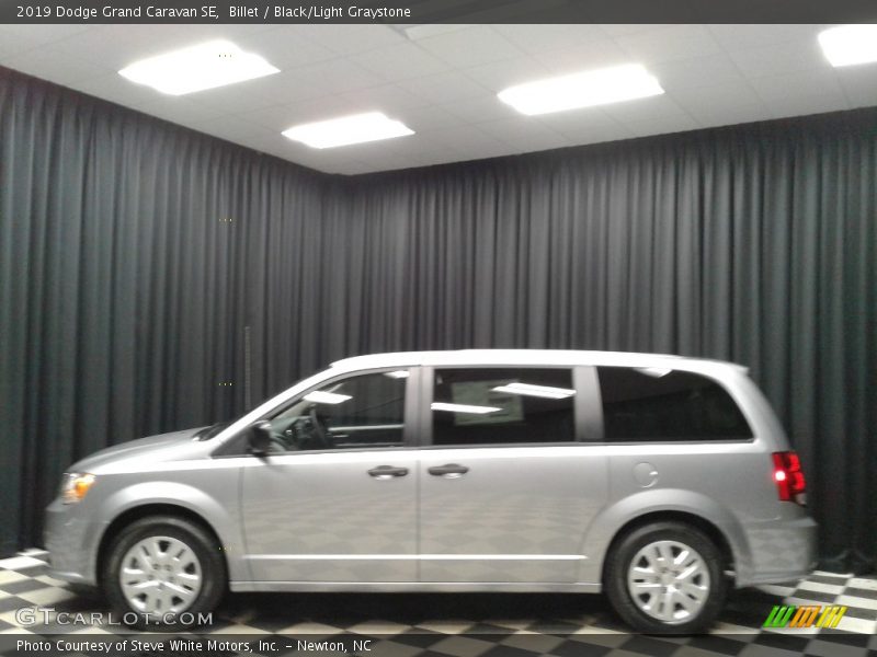 Billet / Black/Light Graystone 2019 Dodge Grand Caravan SE