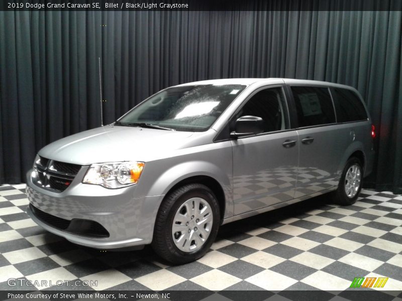 Billet / Black/Light Graystone 2019 Dodge Grand Caravan SE