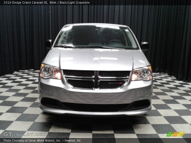 Billet / Black/Light Graystone 2019 Dodge Grand Caravan SE