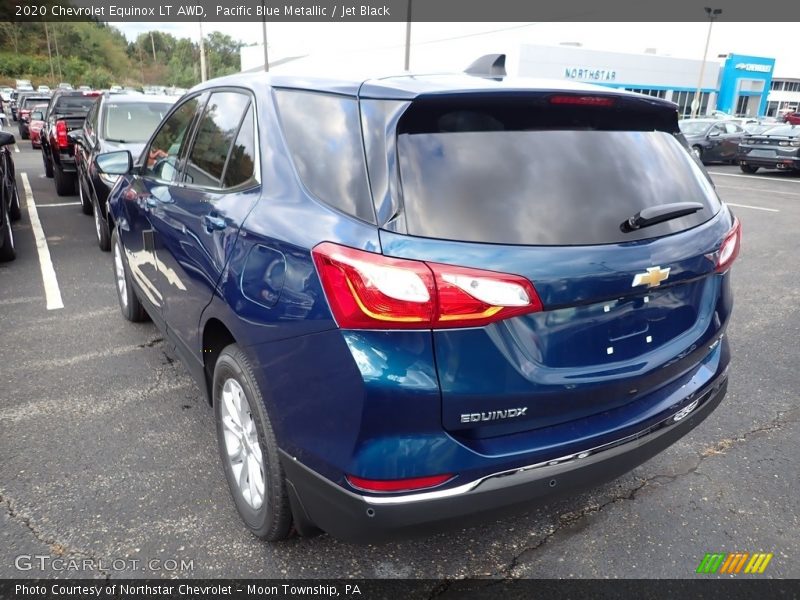 Pacific Blue Metallic / Jet Black 2020 Chevrolet Equinox LT AWD