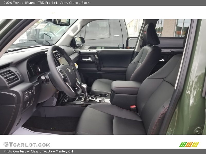 Front Seat of 2020 4Runner TRD Pro 4x4
