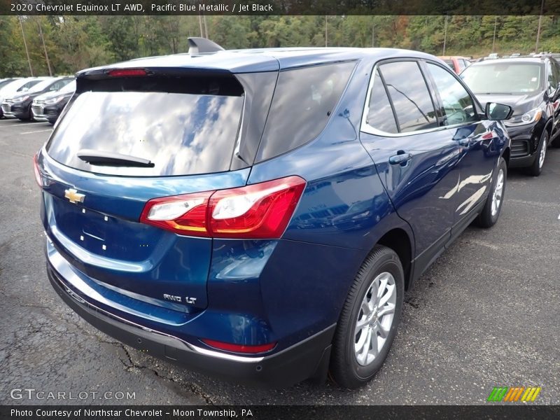 Pacific Blue Metallic / Jet Black 2020 Chevrolet Equinox LT AWD