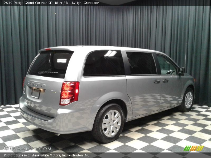 Billet / Black/Light Graystone 2019 Dodge Grand Caravan SE