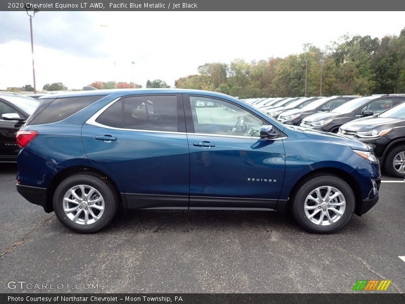 Pacific Blue Metallic / Jet Black 2020 Chevrolet Equinox LT AWD