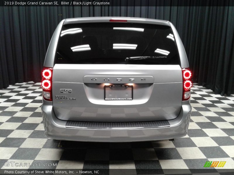 Billet / Black/Light Graystone 2019 Dodge Grand Caravan SE