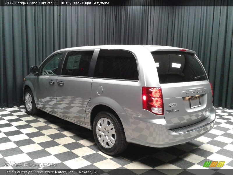 Billet / Black/Light Graystone 2019 Dodge Grand Caravan SE