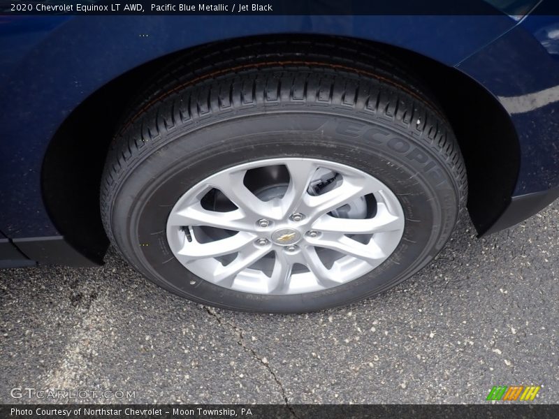 Pacific Blue Metallic / Jet Black 2020 Chevrolet Equinox LT AWD