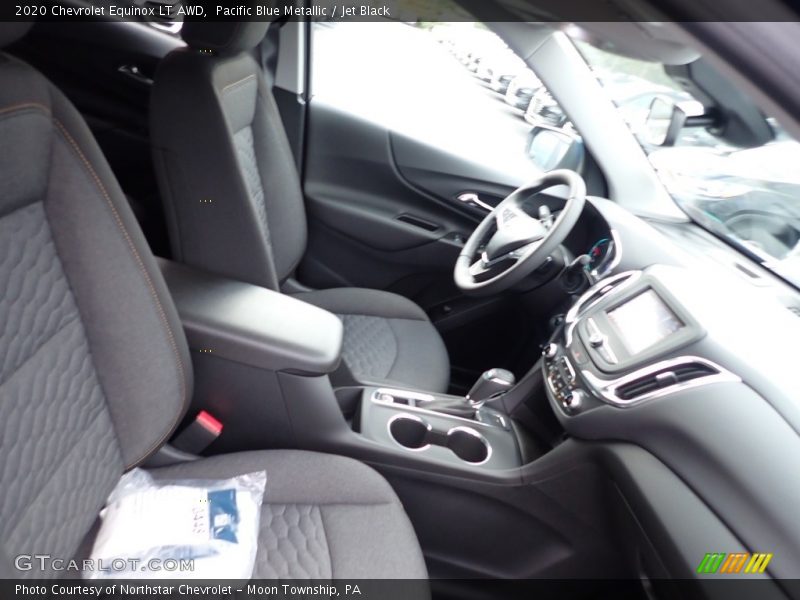 Pacific Blue Metallic / Jet Black 2020 Chevrolet Equinox LT AWD