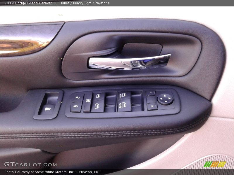 Billet / Black/Light Graystone 2019 Dodge Grand Caravan SE