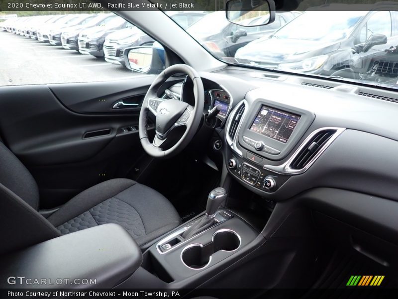 Pacific Blue Metallic / Jet Black 2020 Chevrolet Equinox LT AWD