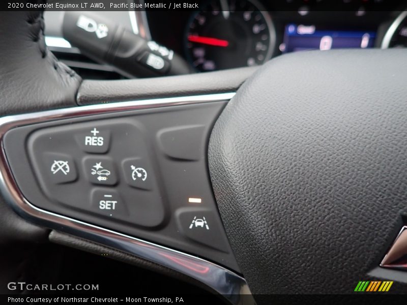 Pacific Blue Metallic / Jet Black 2020 Chevrolet Equinox LT AWD