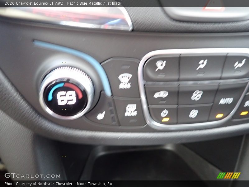 Pacific Blue Metallic / Jet Black 2020 Chevrolet Equinox LT AWD