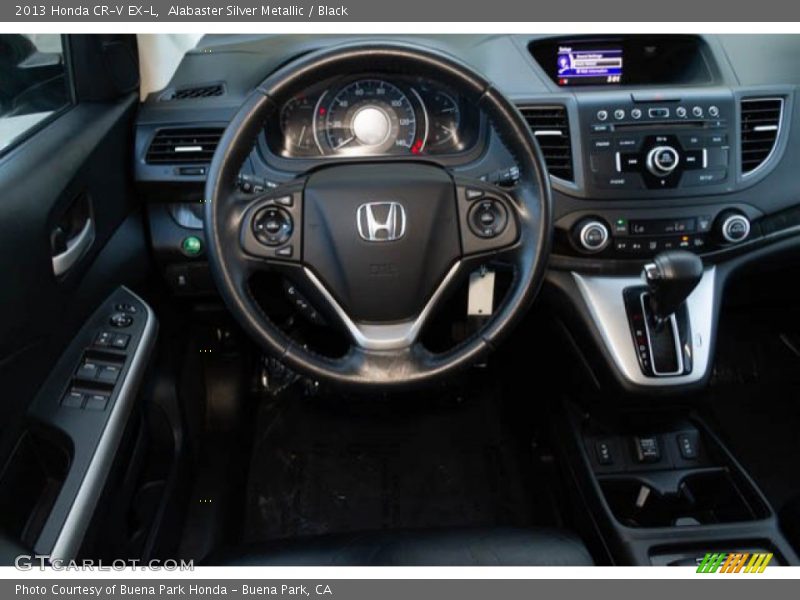 Alabaster Silver Metallic / Black 2013 Honda CR-V EX-L