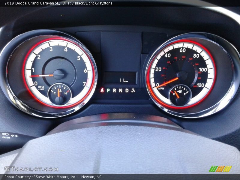 Billet / Black/Light Graystone 2019 Dodge Grand Caravan SE