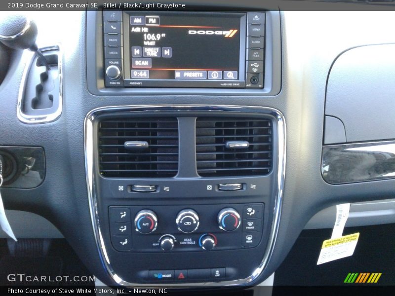 Billet / Black/Light Graystone 2019 Dodge Grand Caravan SE