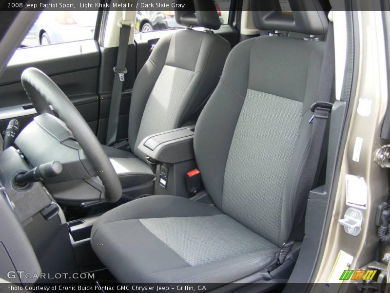 Light Khaki Metallic / Dark Slate Gray 2008 Jeep Patriot Sport